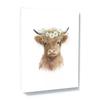 Sense Canvas Nursery Baby Highland Cow Boho 131 Canvas Art - Home Decor Wall Art Print Poster Painting Large 30x40 / 1.5" view 1