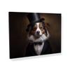 Sense Canvas Dogs Suit Wearing Chef Hat 92 Canvas Art - Home Decor Wall Art Print Poster Painting Small 16x12 / 0.75" view 1