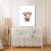 Sense Canvas Nursery Baby Pig Boho 104 Canvas Art - Home Decor Wall Art Print Poster Painting Large 30x40 / 1.5" view 2