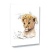 Sense Canvas Nursery Baby Lion Boho 204 Canvas Art - Home Decor Wall Art Print Poster Painting Large 30x40 / 1.5" view 1
