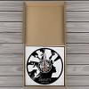 Music Vinyl Wall Clock 12Inch Barber Shop Hair Beauty Hairstyle Vinyl Record Wall Clock Modern Design Home Decor Hairdresser Tools Equipments Hanging Watch view 2