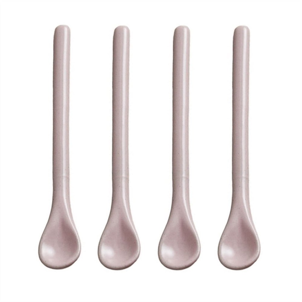 Bulk Spoons Set Coffee Spoon Mixing Bar Creative Ceramic Long Handle Spoon Seasoning Spoon Cake Dessert Spoon Spoons for Eating (Color : Brass)