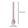Bulk Spoons Set Coffee Spoon Mixing Bar Creative Ceramic Long Handle Spoon Seasoning Spoon Cake Dessert Spoon Spoons for Eating (Color : Brass) view 2