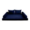 Cover ONLY Model V4 Twin Velvet Knife Edge Indoor Daybed Mattress Cushion AD373 view 2