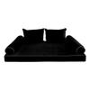 Cover ONLY Model V4 Twin Velvet Contrast Pipe Indoor Daybed Mattress Cushion AD374 view 2
