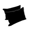 Cover ONLY Model V4 Twin Velvet Contrast Pipe Indoor Daybed Mattress Cushion AD374 view 4