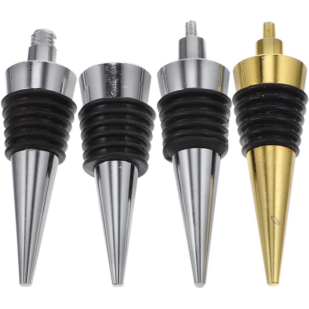 CALLARON 4pcs Reusable Wine Stoppers Bottle Sealers for Airtight Preservation Keep Wine Fresh and Flavorful for Standard Bottles
