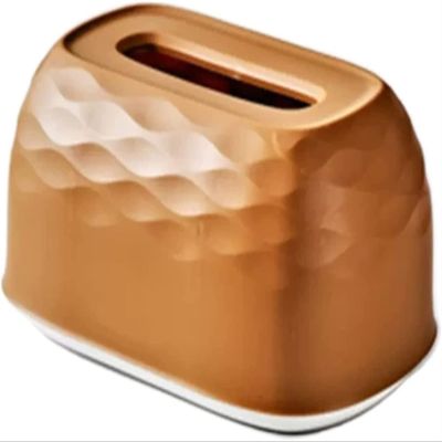 Tissue Dispenser Box Tissue Box Cover Rectangular Plastic Tissue Holder 7.5x4.3x4.1 Inch Tissue Holder Household Bathroom Kitchen and Office Tissue Dispenser Facial Tissue Dispenser Box (Color : Yell