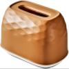 Tissue Dispenser Box Tissue Box Cover Rectangular Plastic Tissue Holder 7.5x4.3x4.1 Inch Tissue Holder Household Bathroom Kitchen and Office Tissue Dispenser Facial Tissue Dispenser Box (Color : Yell view 1