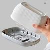 Tissue Dispenser Box Tissue Box Cover Rectangular Plastic Tissue Holder 7.5x4.3x4.1 Inch Tissue Holder Household Bathroom Kitchen and Office Tissue Dispenser Facial Tissue Dispenser Box (Color : Yell view 4