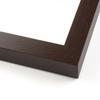 Dark Brown 13x13 Wood Shadow Box Display Frame with Black Acid-Free Backing UV Acrylic & Hanging Hardware - with 3/4" Usable Depth - Makes Great T Shirt Display Frame Shadowbox view 3