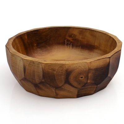 Beautiful Handmade 6 x 2" Decorative Mango Wood Snack Serving Bowl For Dry Fruits Chips Coffee Table Countertop Key Bowl Tableware Kitchen Living Room Home Decor Accents Dinnerware