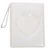 PRETYZOOM 3 Inch Mini Photo Album, Photo Card Holder Portable Scrapbook Album, Designed with Transparent Pockets for Collecting - White view 1