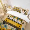 Erosebridal Spring Gnome Duvet Cover Queen Sweet Honey Bees Truck Loads Gnomes Bedding Set for Teens Youth Rustic Sunflowern Daisy Comforter Cover Vintage Flowers Bed Cover with 2 Pillow Shams view 3