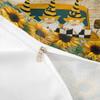 Erosebridal Spring Gnome Duvet Cover Queen Sweet Honey Bees Truck Loads Gnomes Bedding Set for Teens Youth Rustic Sunflowern Daisy Comforter Cover Vintage Flowers Bed Cover with 2 Pillow Shams view 4