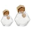 2pcs glass jar with lid cover with cover honey jar syrup dispenser stirring rod food dispenser sealing honey jar Honey glass canister with lid Sealed jar honey syrup tea set view 3