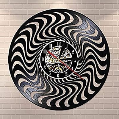 Biology Science Vinyl Record Wall Clock Phd Degree Microscope Chemistry Science Decoration Art for Class Room School University Dia 30cm S Changable Wall Record Art Clocks