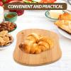 CALLARON Wooden Chop Board Double-sided Fruit and Charcuterie Board Hanging Design Bread Tray view 3