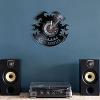 12 Inch Wall Clock Silent Non-Ticking Car Service Autorepair Wall Clock Garage Wall Decor Vinyl Record Wall Clock Garage Tools Tire Wrench Wall Sign Mechanic Gifts Gift view 3