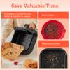 Cosori Air Fryer Liners, 100 PCS Square Disposable Paper Liners, Non-Stick Silicone Oil Coating, Little to No Cleaning, 7.9" Unbleached Food Grade, Resistant to 465F, Thickened Not Easy to Break view 2