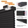 Persilux Cellular Shades Room Darkening Honeycomb Blinds for Windows Cordless Blackout Pleated Shades, Night Black, 41" W x 60" H view 2