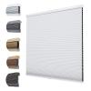 Persilux Cellular Shades Room Darkening Honeycomb Blinds for Windows Cordless Blackout Pleated Shades, Night White, 41" W x 60" H view 1