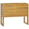 vidaXL Bathroom Cabinet 35.4"x17.7"x29.5" Solid Wood Teak view 1