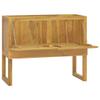 vidaXL Bathroom Cabinet 35.4"x17.7"x29.5" Solid Wood Teak view 3