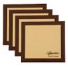 Excalibur ParaFlexx Ultra Silicone Reusable Non-Stick Drying Sheets for Food Dehydrators 11-Inch, Set of 4, Brown view 2