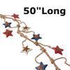 Americana Rustic Star Garland by Factory Direct Craft for 4th of July Decorating and Patriotic Displays view 2