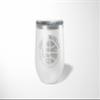 Alterd Industries Personalized Basketball Coach Gift - Coach Accessories | Coaching | travel coffee mug | personalized stainless steel cups | 20 oz travel coffee cup (12oz Wine Tumbler, White) view 4