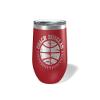 Alterd Industries Personalized Basketball Coach Gift - Coach Accessories | Coaching | travel coffee mug | personalized stainless steel cups | 20 oz travel coffee cup (12oz Wine Tumbler, Maroon) view 1