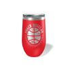 Alterd Industries Personalized Basketball Coach Gift - Coach Accessories | Coaching | travel coffee mug | personalized stainless steel cups | 20 oz travel coffee cup (12oz Wine Tumbler, Red) view 1