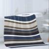 Anzona Navy Blue Yellow Brown 3 Piece Bath Towels Set, Modern Retro Striped Abstract Art Soft & Absorbent Towel for Bathroom, Hotel (1 Bath Towel 30x60, 1 Hand Towel 16x28, 1 Washcloth 13x13) view 3