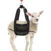 Livestock Suspenders Weigh Sling Breathable Mesh Small Pet Weigh Hammock Puppy Lift Sling for Animal Weighing 22.44X13.38 Inches view 4