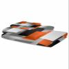 Anzona Orange Black Grey 3 Piece Bath Towels Set, Modern Middle Century Geometric Abstract Art Soft & Absorbent Towel for Bathroom, Hotel (1 Bath Towel 30x60, 1 Hand Towel 16x28, 1 Washcloth 13x13) view 2