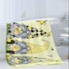 Anzona Summer Lemon 3 Piece Bath Towels Set, Yellow Spring Gnomes Farmhouse Soft & Absorbent Towel for Bathroom, Hotel (1 Bath Towel 30x60, 1 Hand Towel 16x28, 1 Washcloth 13x13) view 3