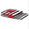4th of July 3 Piece Bath Towels Set, Black White Stripes Red Star Independence Day Soft & Absorbent Towel for Bathroom, Hotel (1 Bath Towel 30x60, 1 Hand Towel 16x28, 1 Washcloth 13x13) view 2