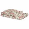 Anzona Spring Floral 3 Piece Bath Towels Set, Farmhouse Pink Summer Tropical Beige Soft & Absorbent Towel for Bathroom, Hotel (1 Bath Towel 30x60, 1 Hand Towel 16x28, 1 Washcloth 13x13) view 2