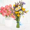 ABOOFAN Adjustable Bouquet Holder Iron Desktop Bouquet Stabilizer Flower Display Stand for Wedding Home Floral Arrangement and Party Decoration view 4