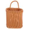 ARTIBETTER Wall Mounted Storage Basket 7X7X5.5 Inch Rattan Hanging Wicker Basket for Kitchen and Living Room Home Organization Flower Holder view 1