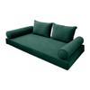 |SLIPCOVER ONLY| S.V4 Velvet Indoor Daybed Mattress Pillow Covers Same Pipe Trim Full AD317 view 1