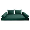 |SLIPCOVER ONLY| S.V4 Velvet Indoor Daybed Mattress Pillow Covers Same Pipe Trim Full AD317 view 2