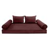 SLIPCOVER ONLY V4 Velvet Indoor Daybed Mattress Pillow Contrast Trim Full AD368 view 2