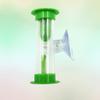 Toyvian Hourglass with Suction Cup Green Sandglass for Boy Girl Games Home Decor and Classroom Use Fun Timer for Boys and Girls Removable and Easy to Install view 3