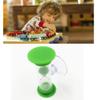 Toyvian Hourglass with Suction Cup Green Sandglass for Boy Girl Games Home Decor and Classroom Use Fun Timer for Boys and Girls Removable and Easy to Install view 4