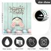 Nander Spring Easter Egg Bunny Dishwasher Magnet Cover 23x26in,Reuseable Refrigerator Magnet Cover Decal Fridge Microwave Stickers Kitchen Decor view 3
