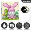 Nander Easter Eggs Gnome Dishwasher Magnet Cover 23x26in,Reuseable Refrigerator Magnet Cover Decal Fridge Microwave Stickers Kitchen Decor view 3