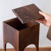 Tissue Dispenser Box Tissue Box Holder Chinese Style Retro Large Tissue Storage Box Living Room Bedroom Office Desktop Decorative Tissue Box Cover Facial Tissue Dispenser Box view 3