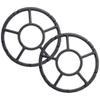 CALLARON 2pcs Cast Iron Gas Stove Rack - Wok Stand for Gas Hob and Convenient Pot Bracket Fit for Wok and Pots view 1